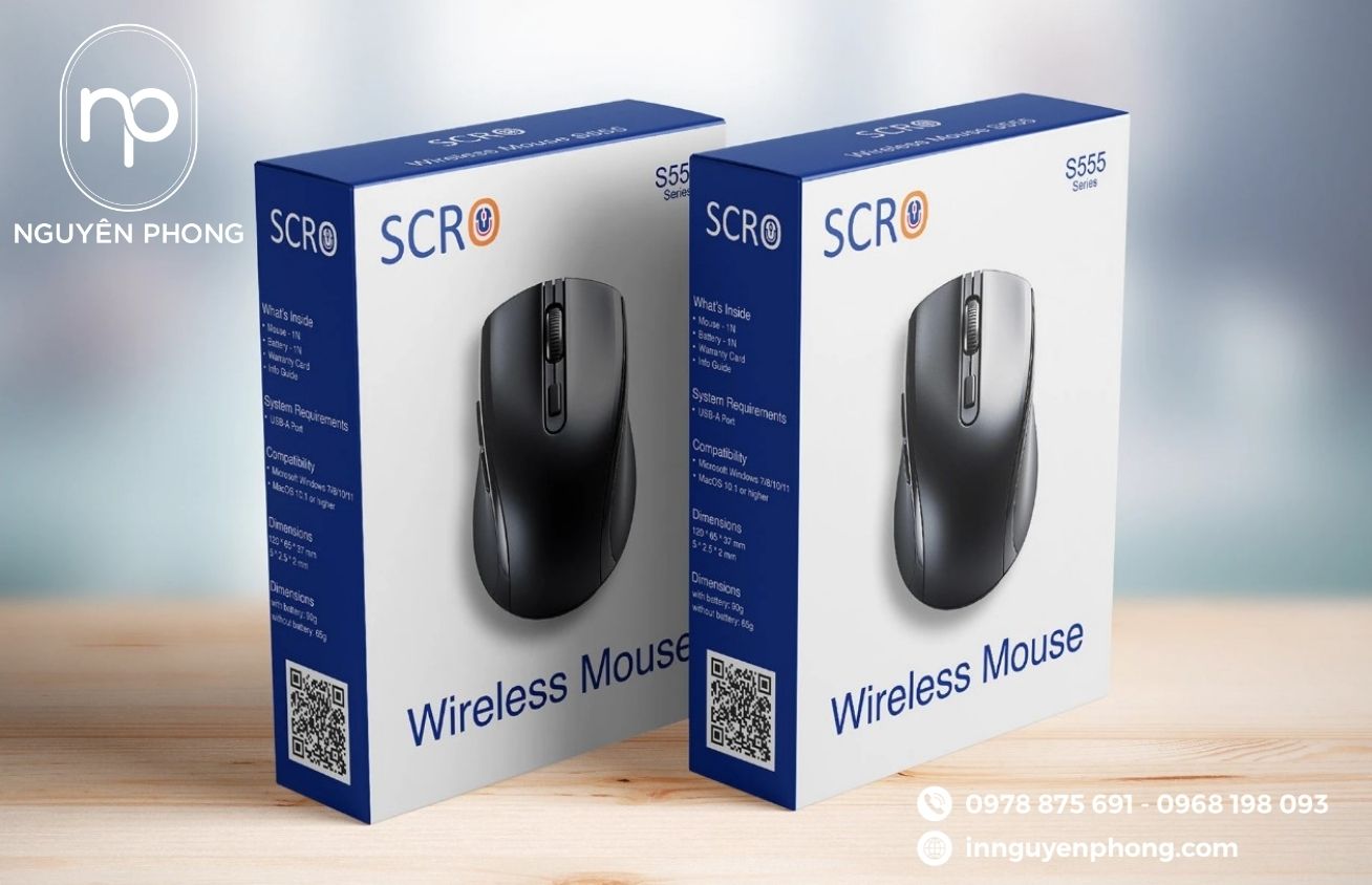 Mẫu hộp đựng chuột máy tính 